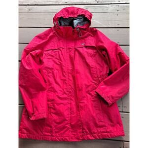 SNOZU Platinum Collection Fully Lined Winter Jacket Red Women's Medium Hooded